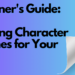 Title card for article: Beginner's Guide: Crafting Character Outlines for your Novel