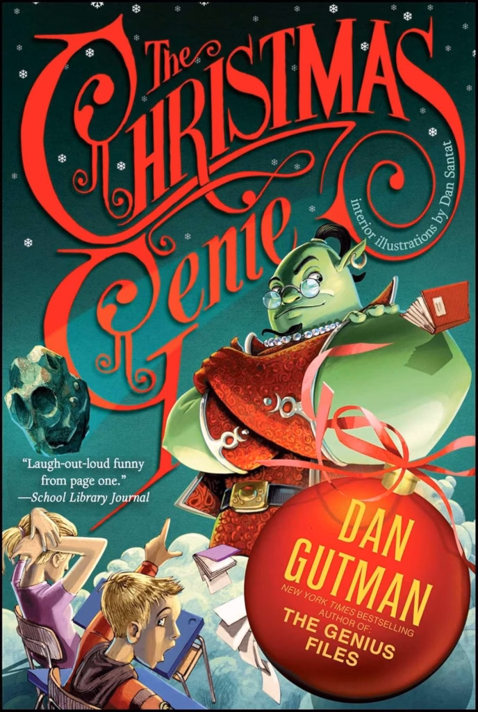 Cover Art for the Christmas Genie by Dan Gutman